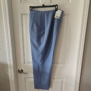 Nine West Soft Blue Tapered Dress Trousers